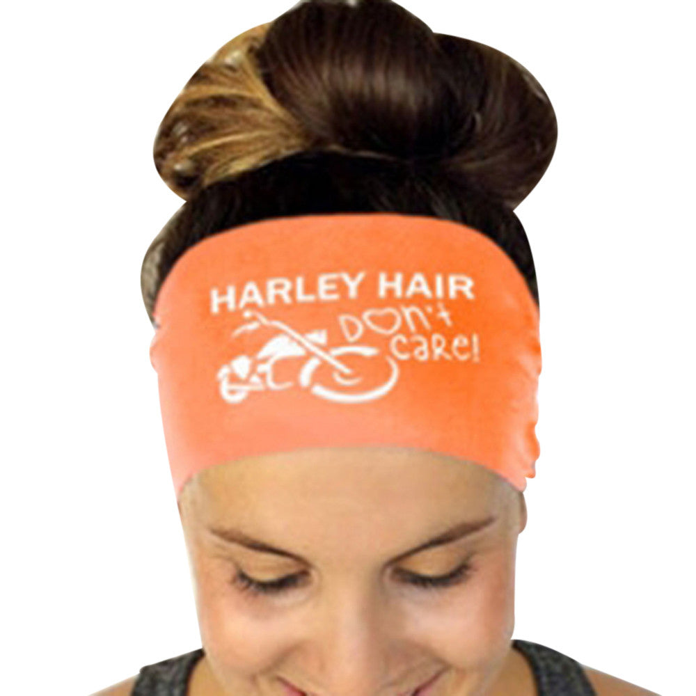 local STORE Ladies Letter  Sports Yoga Sweatband Gym Stretch Headband Hair Band