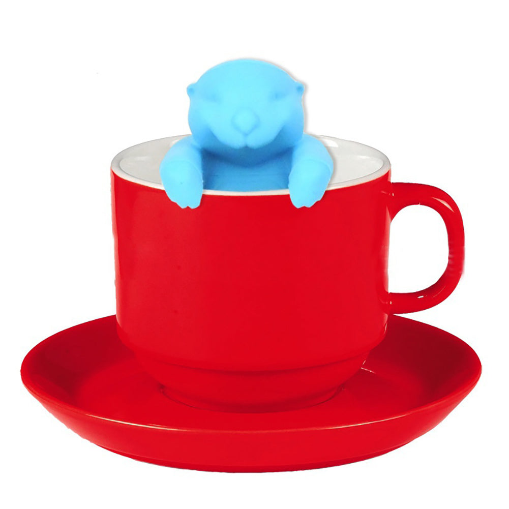 Novelty Leaf Strainer Herbal Spice Filter Silicone Animal Sloth Tea Infuser