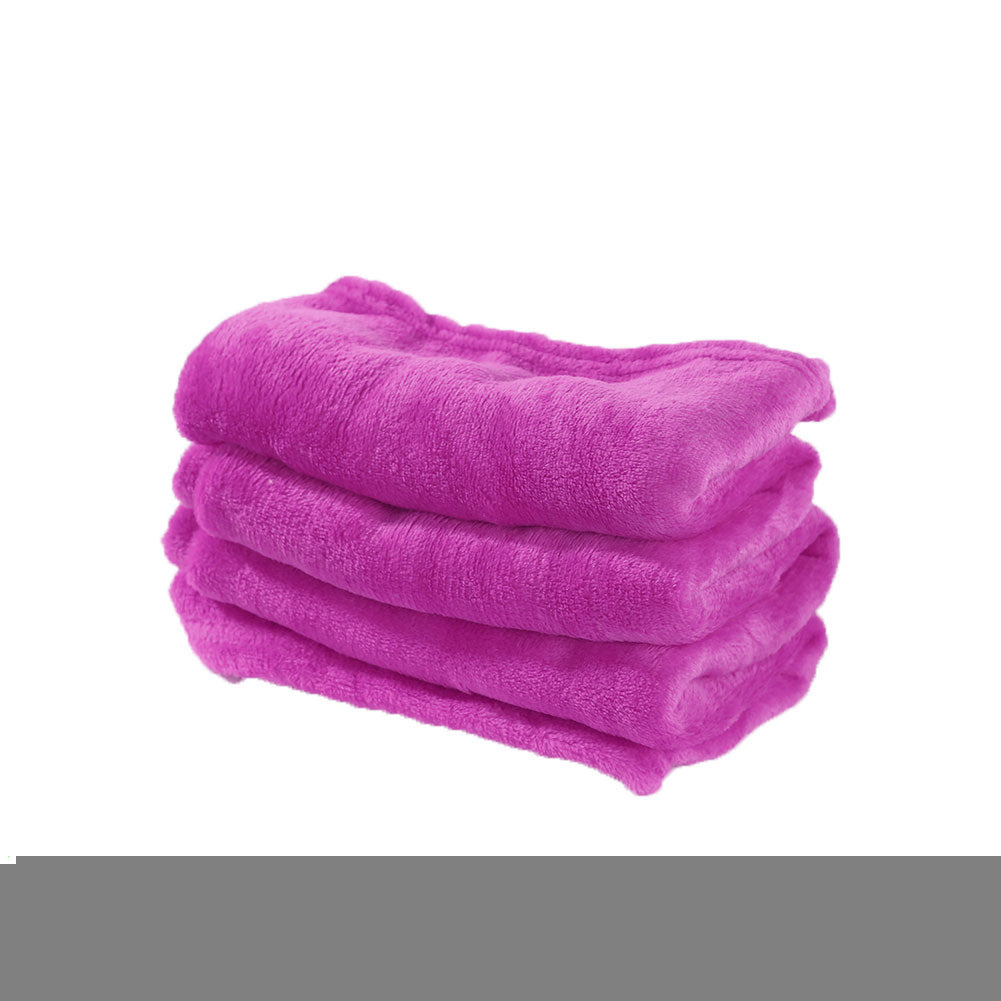 Super Soft Solid Color Thickened Warm Flannel Blanket Sofa Bedroom Throw Rug