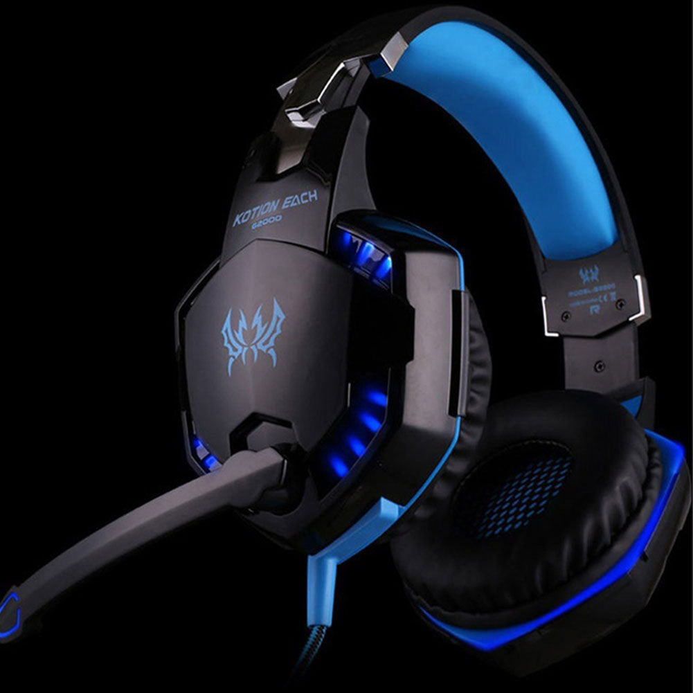 Noise Cancelling Mic Stereo Gaming Headphone Deep Bass Earphone Wired Headset