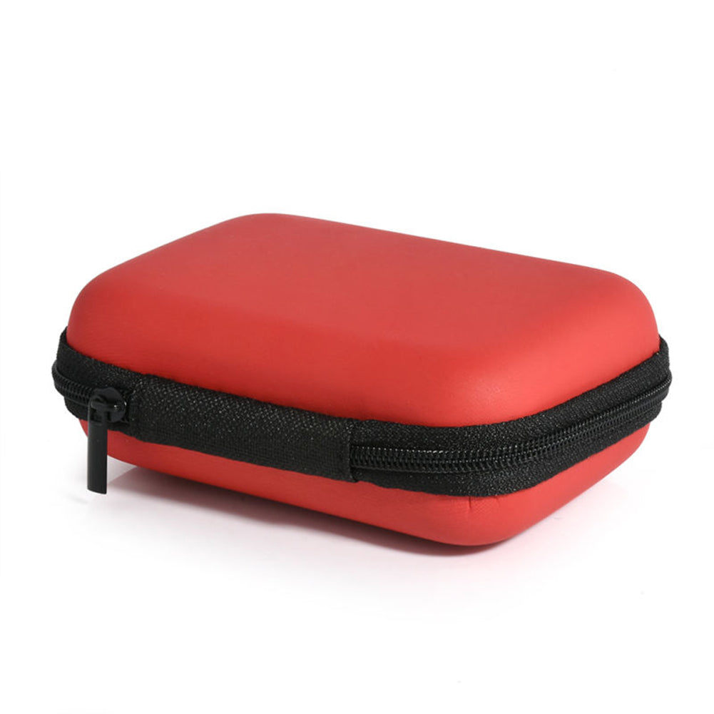 Portable Mini Storage Case Zipper Carry Pouch Bag Box for Earphone Headphone