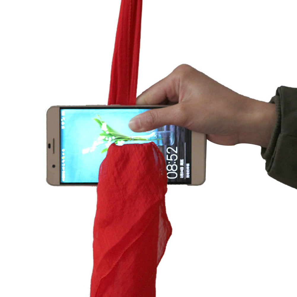 Silk Towel Cross Through Cellphone Stage Performance Magic Prop Tool Joke Toy
