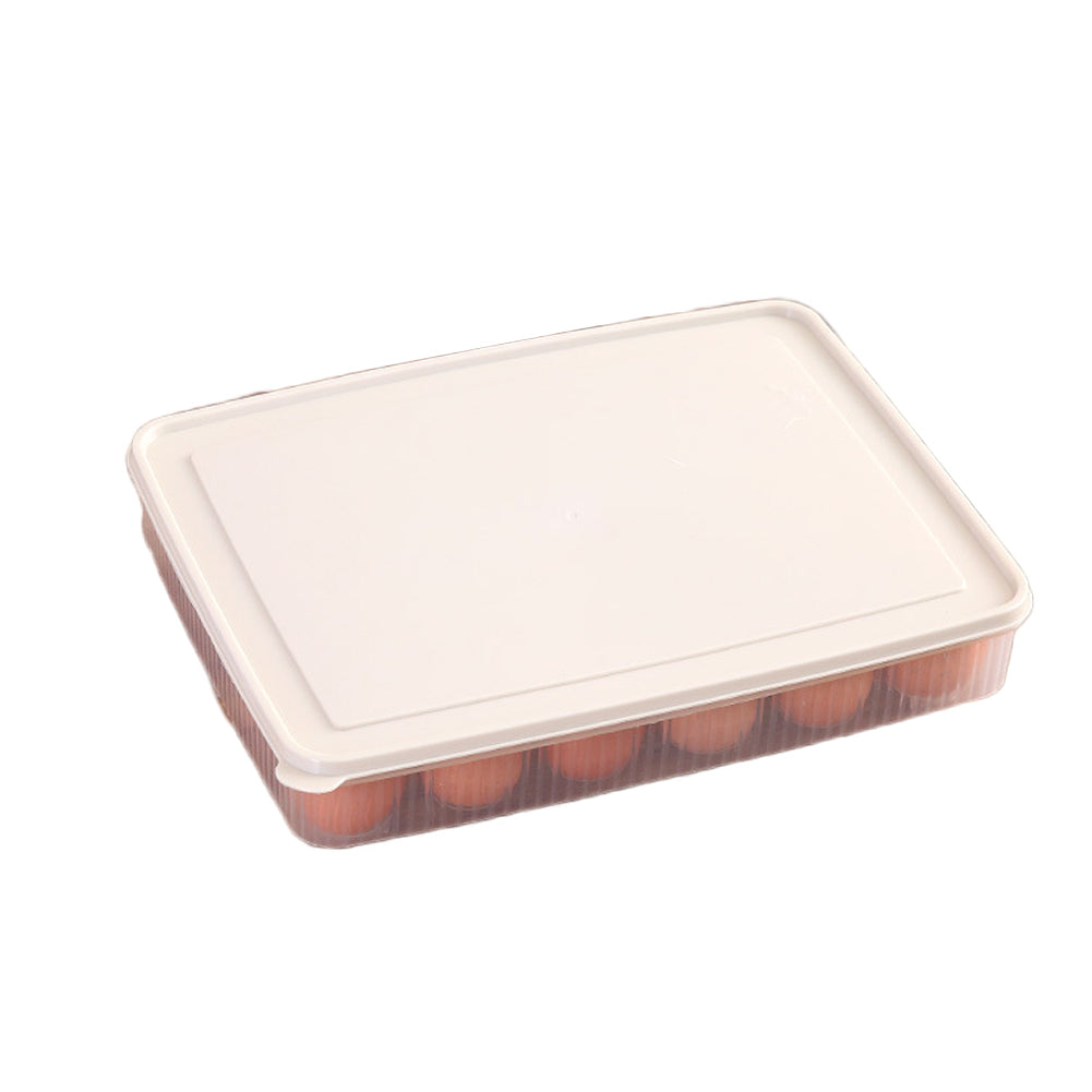 Refrigerator Egg Storage Box 24 Eggs Holder Food Container Plastic Organizer