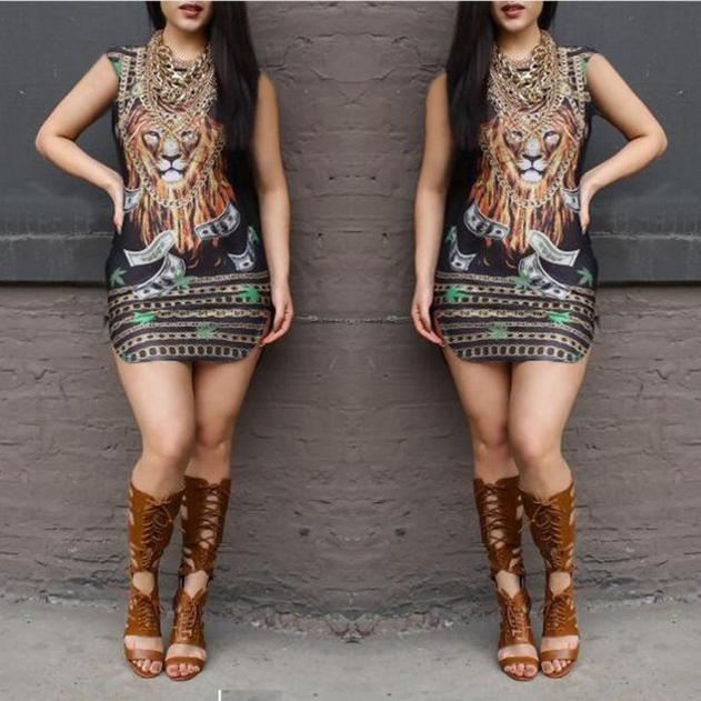 Local Store Sexy Women Sleeveless Party Evening Cocktail Summer Boho Beach Short Mini Dress