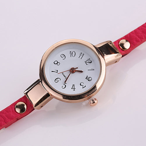 Lady Blue Eye Infinity Multilayer Faux Leather Charm Bracelet Quartz Wrist Watch