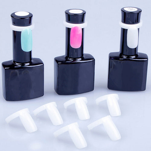 50 Pcs Polish UV Gel Color Pops Display Nail Art Ring Style False Nail Tips