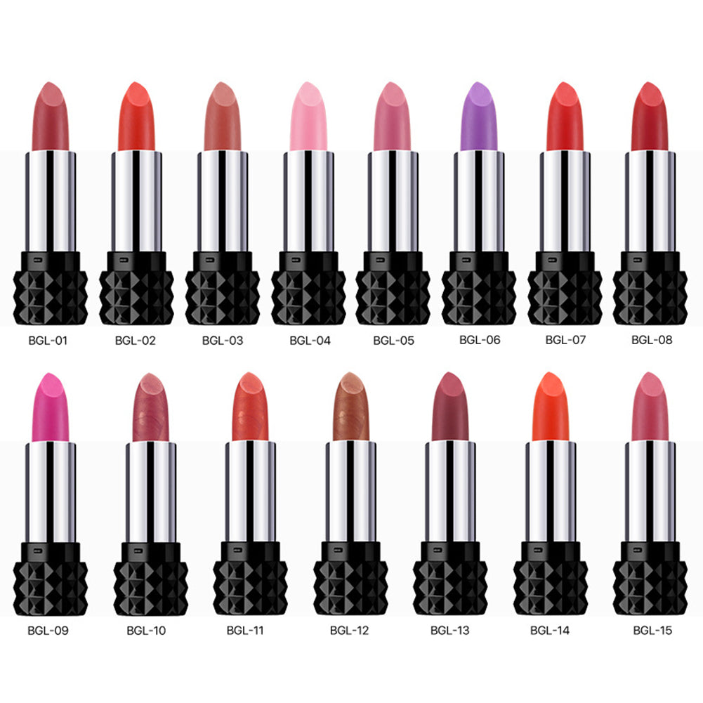 Long Lasting Matte Women Moisturizing Lipstick Party Wedding Fashion Cosmetic