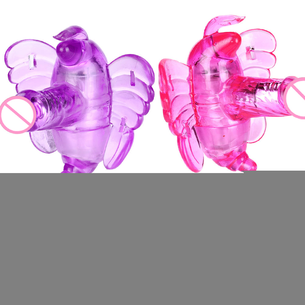 Butterfly Vibrator Strap On G-Spot Massager Wireless Control Vibrating Sex Toy