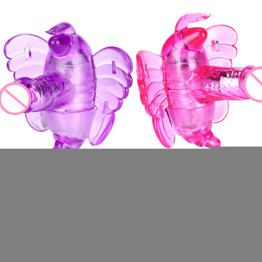Butterfly Vibrator Strap On G-Spot Massager Wireless Control Vibrating Sex Toy