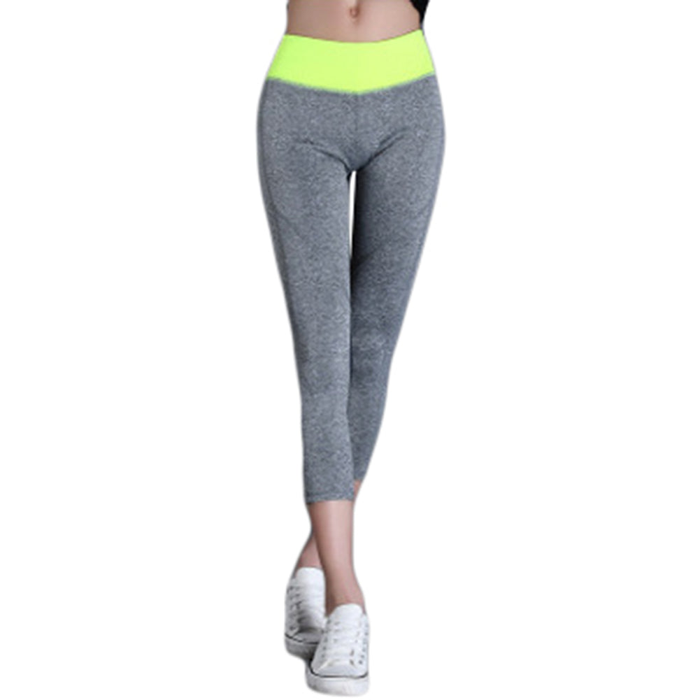 Women Yoga Capris Pants Tummy Control Workout Running Stretch Leggings Trousers