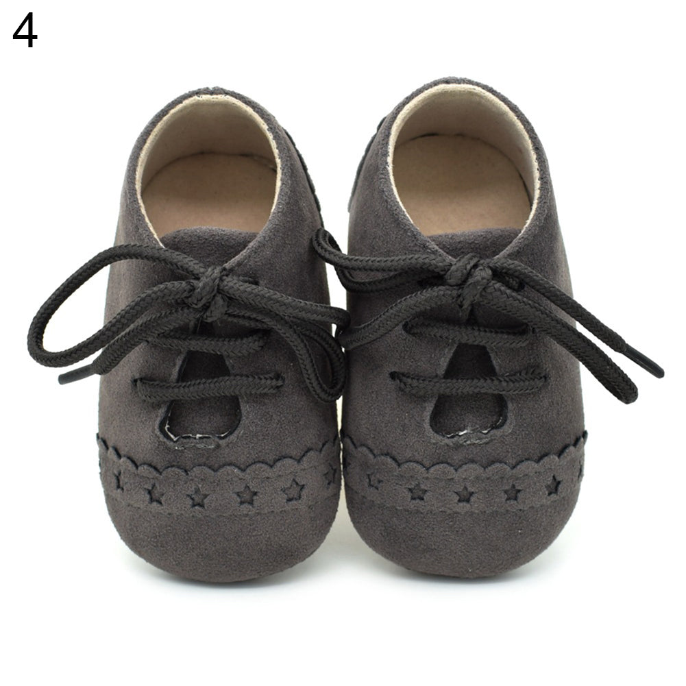 Fashion Toddler Baby Boys Girls Faux Leather Shoes Soft Flats Casual Prewalker