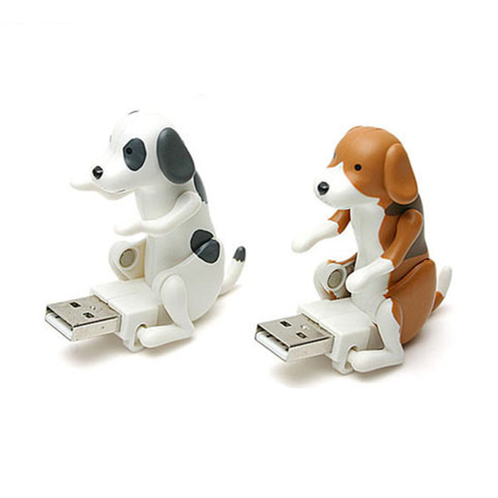 Portable Mini Funny Cute USB Humping Dog Pressure Relieve Creative Toy Gift