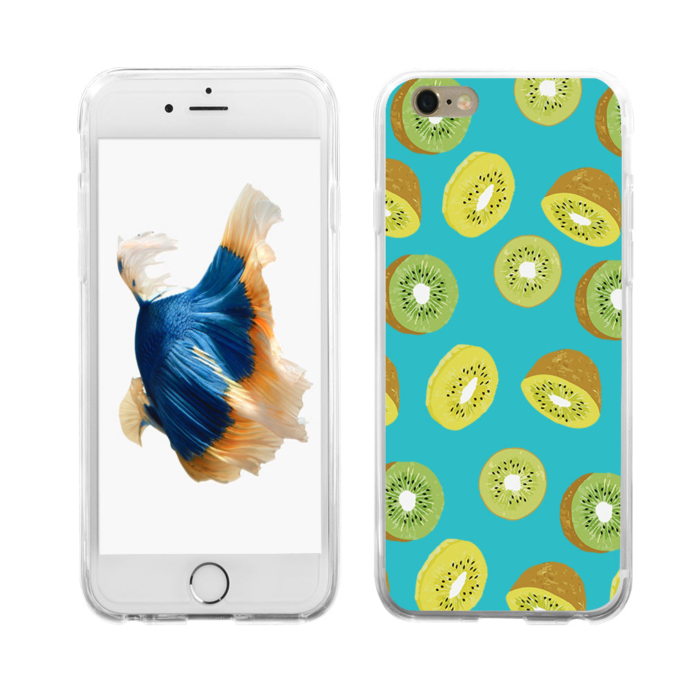 Cute Kiwifruit Print Phone Back Case Cover Skin for iPhone 6 Samsung Galaxy S6