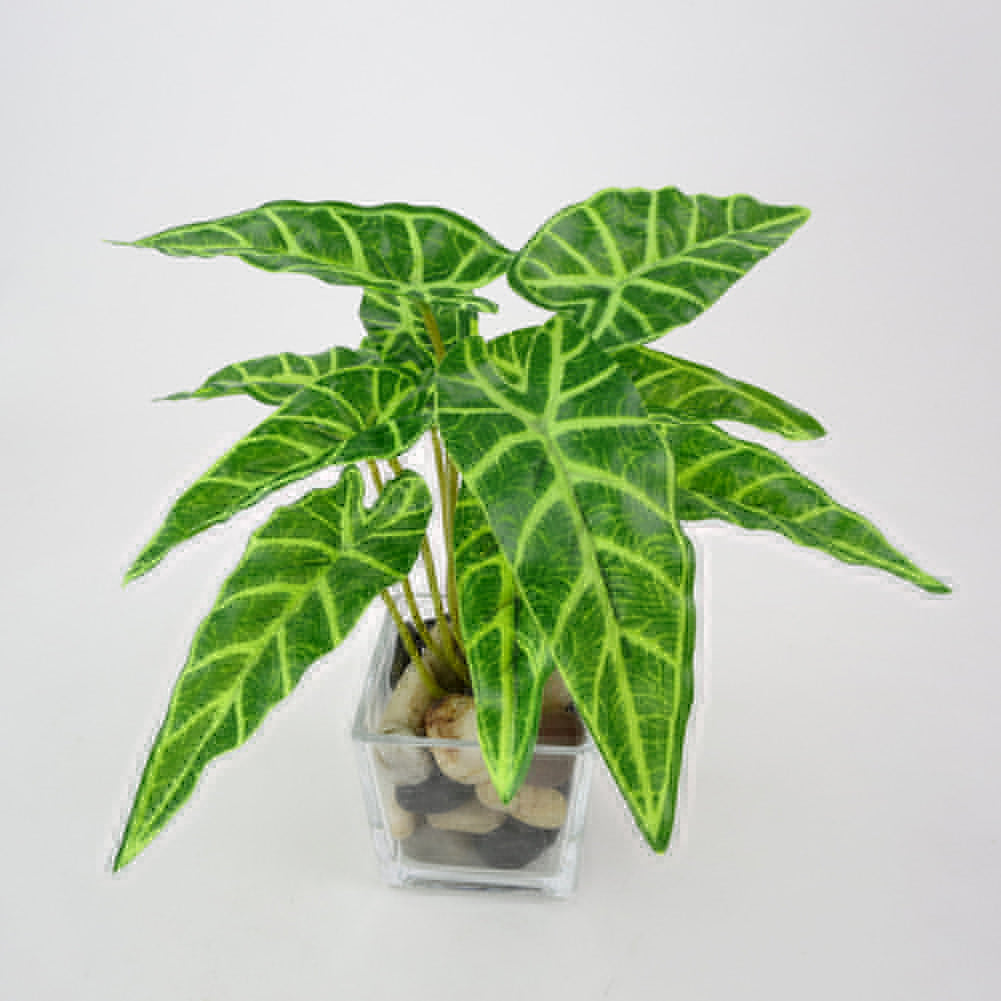 Fake Leaf Foliage Green Indoor Outdoor Artificial Plant Office Garden Decor