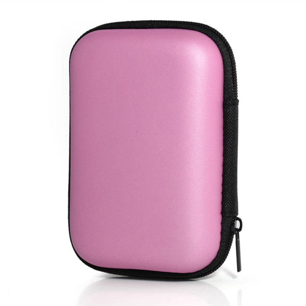 Portable Mini Storage Case Zipper Carry Pouch Bag Box for Earphone Headphone