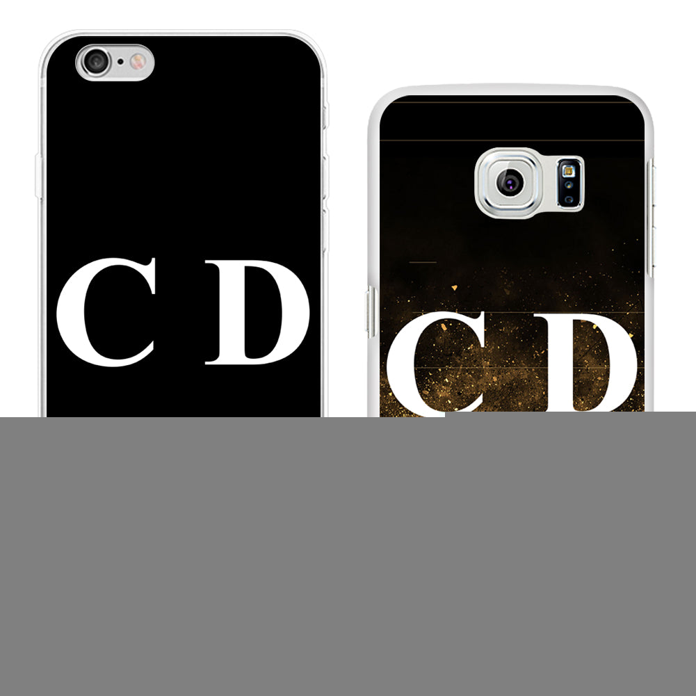 Stylish CD Letter Print Phone Case Cover for iPhone 7 Plus Samsung Galaxy S6 S5