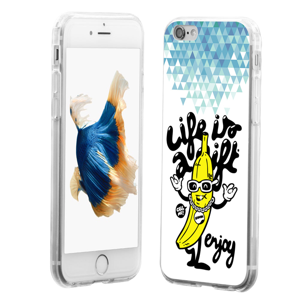 Cute Banana Print Phone Case Cover for iPhone 6 7 7 Plus Samsung Galaxy S4 S5 S6