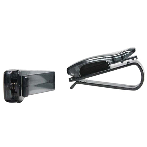 Fashion Black Auto Car Vehicle Visor Glasses Sunglasses Ticket Card Holder Clip