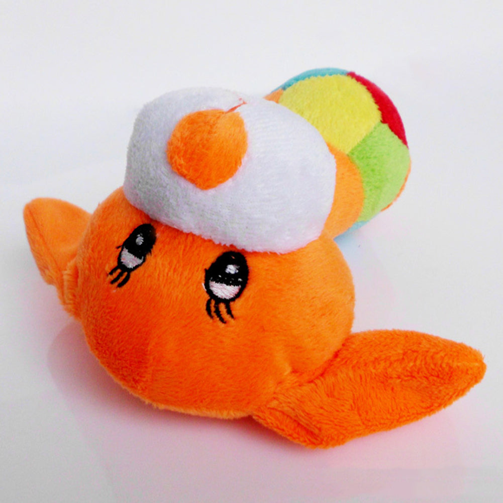 Pet Dog Puppy Chew Biting Squeaky Plush Sound Playing Training Squeaker Toy