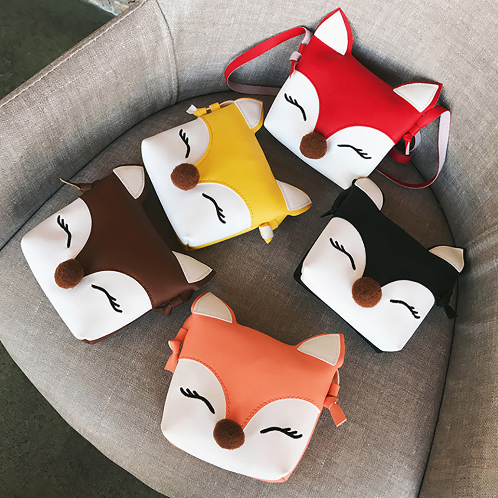 Fashion Fox Single Shoulder Bag Girl Cross Body Mini Party Travel Shopping Gift