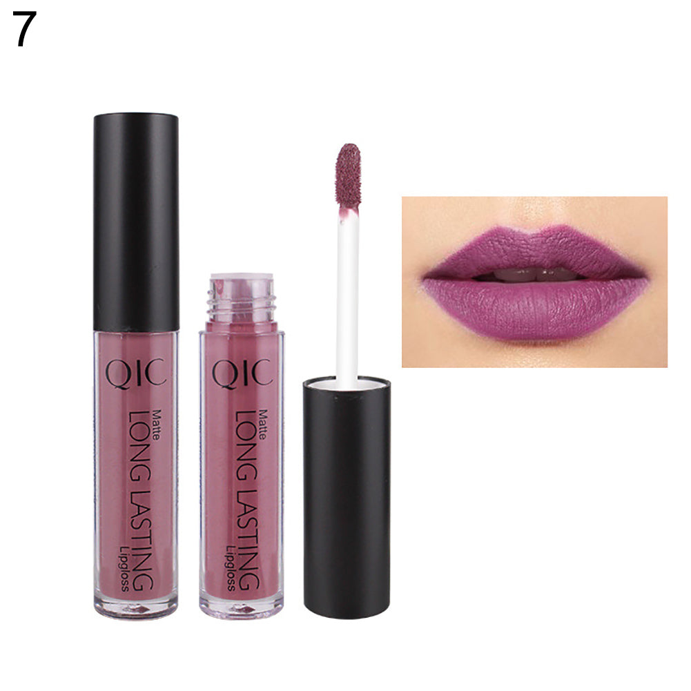 Long Lasting Matte Liquid Lipstick Sexy Beauty Lip Gloss Women Cosmetic Gift