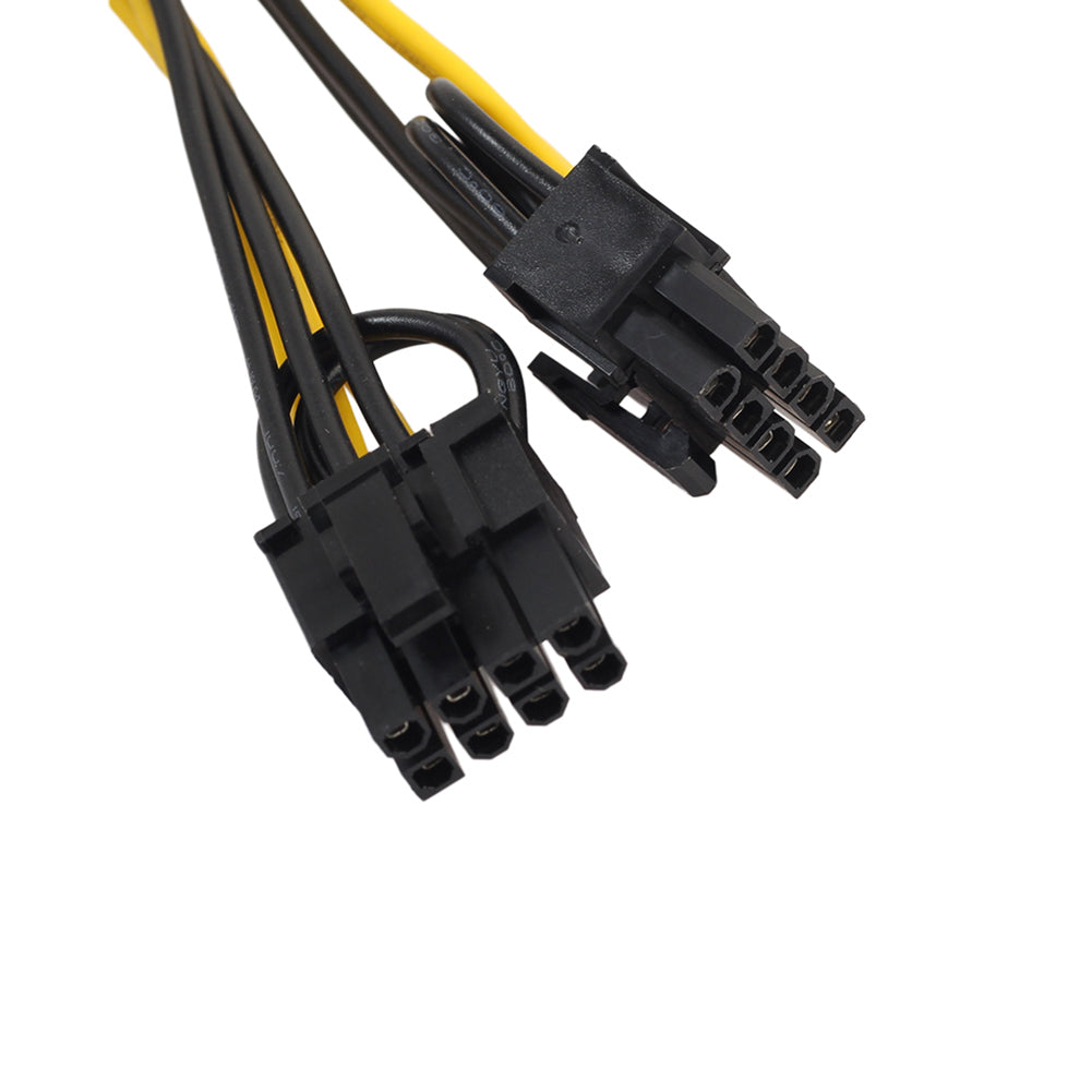 Module 6Pin to Double PCI-E 8Pin Graphics Video Card Power Cable Splitter Cord