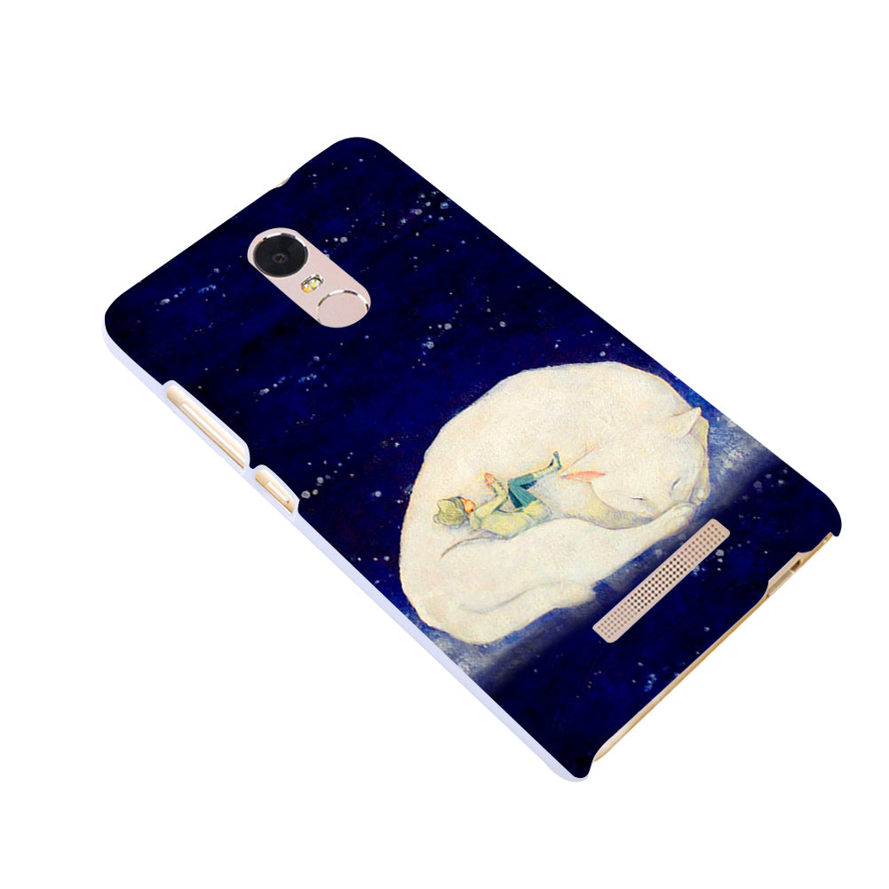 Sleeping Girl  Cat Phone Case for Samsung S8 iPhone 8 Redmi Note 2 3 Huawei P9