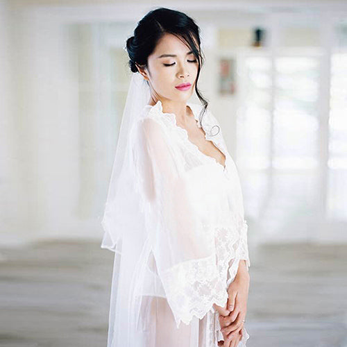 Royal Lace Pregnancy Maternity Photography Props Shoot Nightdress Long Dress