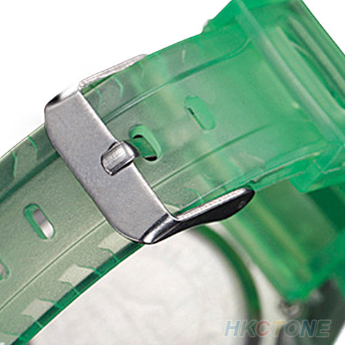 Unisex Boy Girl Children Digital Week Alarm Backlight Jelly Sport Wrist Watch