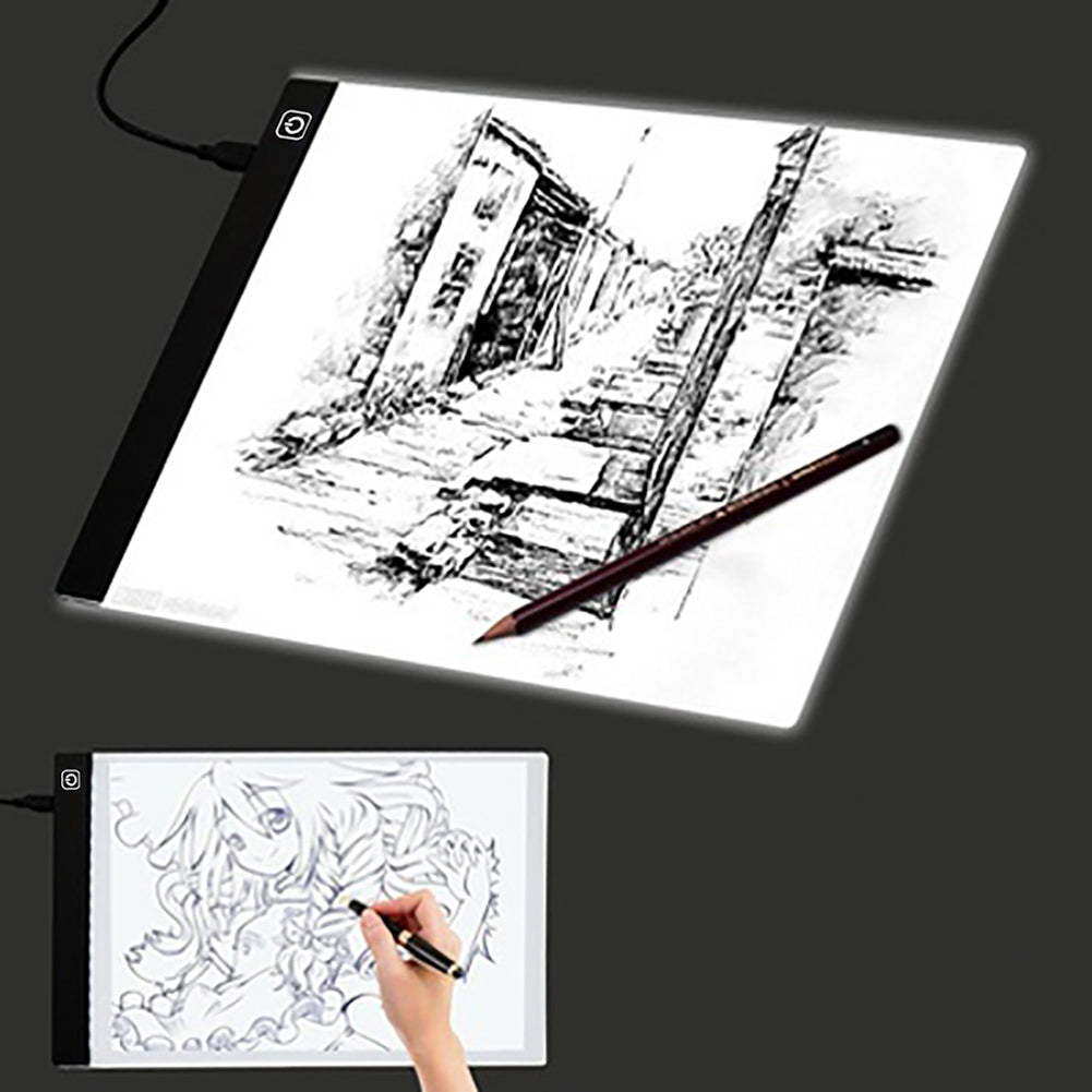 Large A3 LED Touch Dimmer Art Craft Tattoo Tracing Drawing Light Box Pad Board