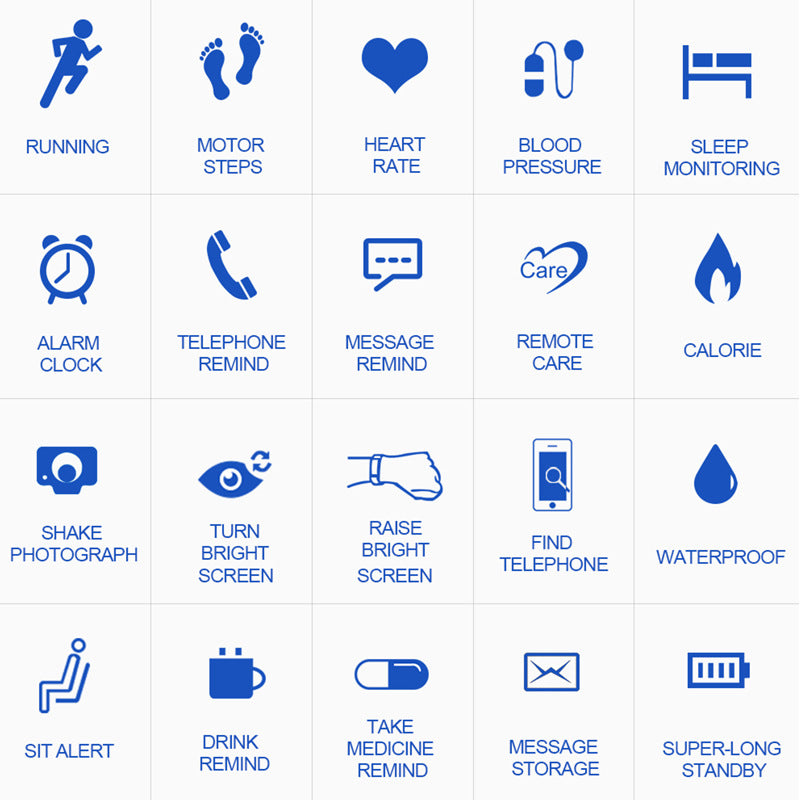 CK12 20-25 Day Long Standby Multilingual Smart Bracelet