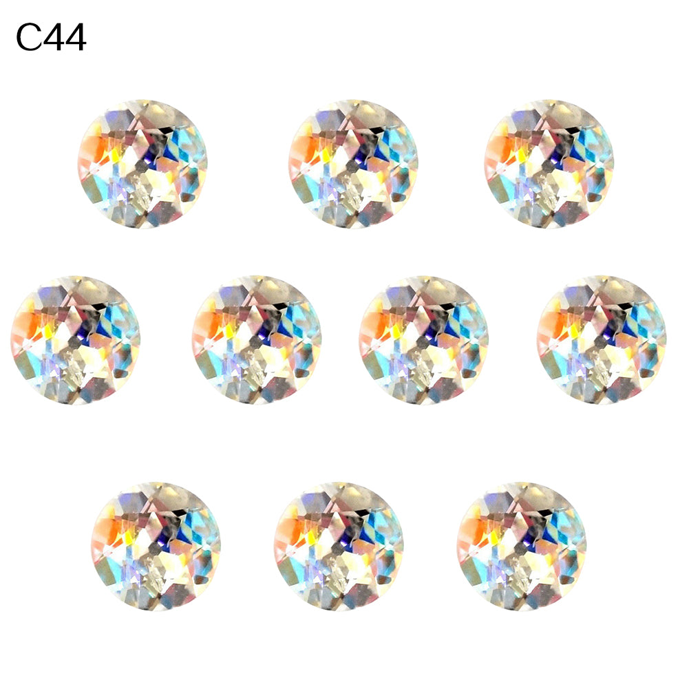 10 Pcs Colorful Waterdrop Rhinestone Beads DIY Crafts Phone Nail Art Decal Decor