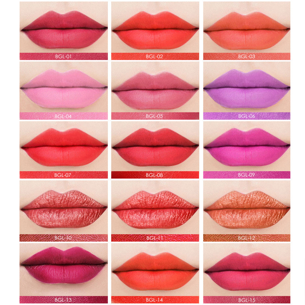 Long Lasting Matte Women Moisturizing Lipstick Party Wedding Fashion Cosmetic