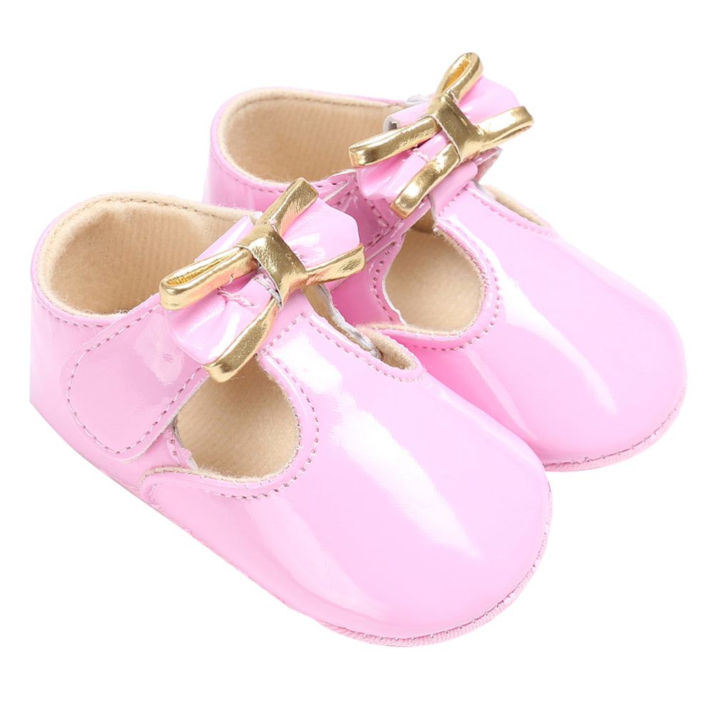 Baby Girl Cute Bowknot Flower Soft Sole Prewalker Anti-Skid Shoes Summer Sandals