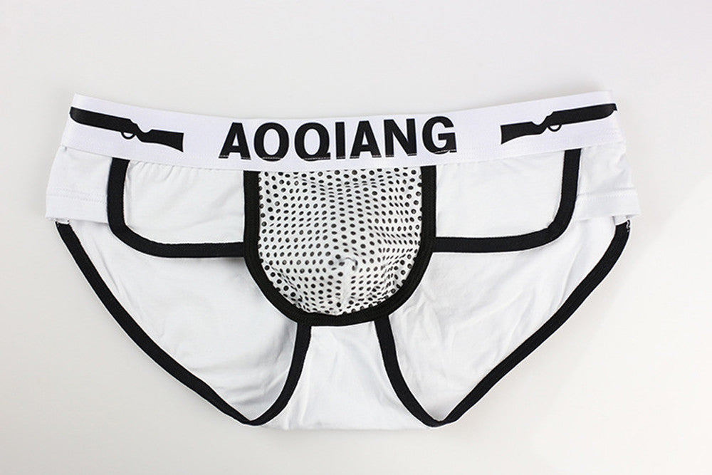 Fashion Men's Boxer Briefs Shorts Soft Cotton Underwear Bulge Pouch Underpants