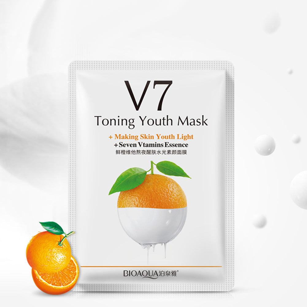 Women Beauty Ultra-Thin Moisture Hydrating Fruit Vitamins Essence Mask Skin Care