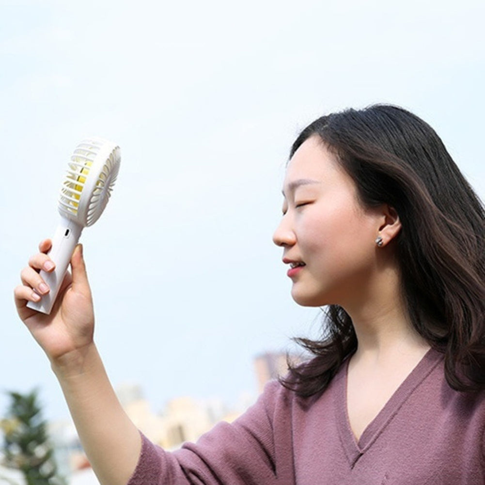 Portable Handheld Mini USB Charging Fan Travel Desktop Summer Cooling