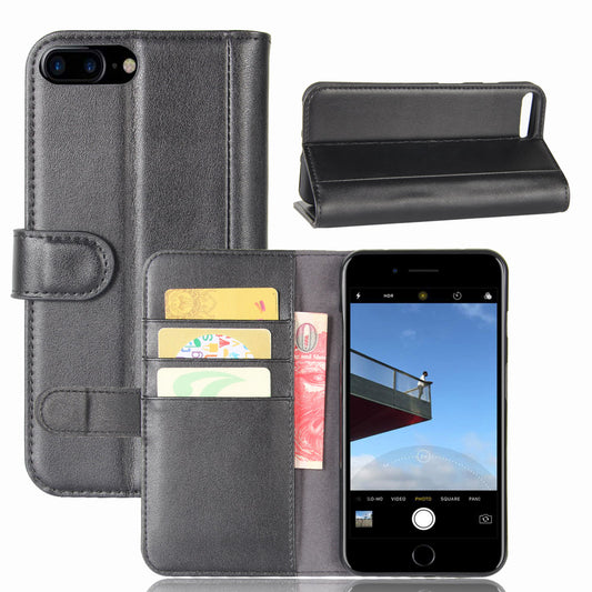 iPhone 7 Plus Case Genuine Leather Magnetic Flip Cover Kickstand Card Slot Wallet Coque for iPhone 7 Plus