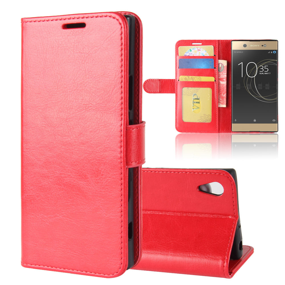Sony Xperia XA1 Case PU Leather Flip Wallet Card Slot Cover for Sony Xperia XA1