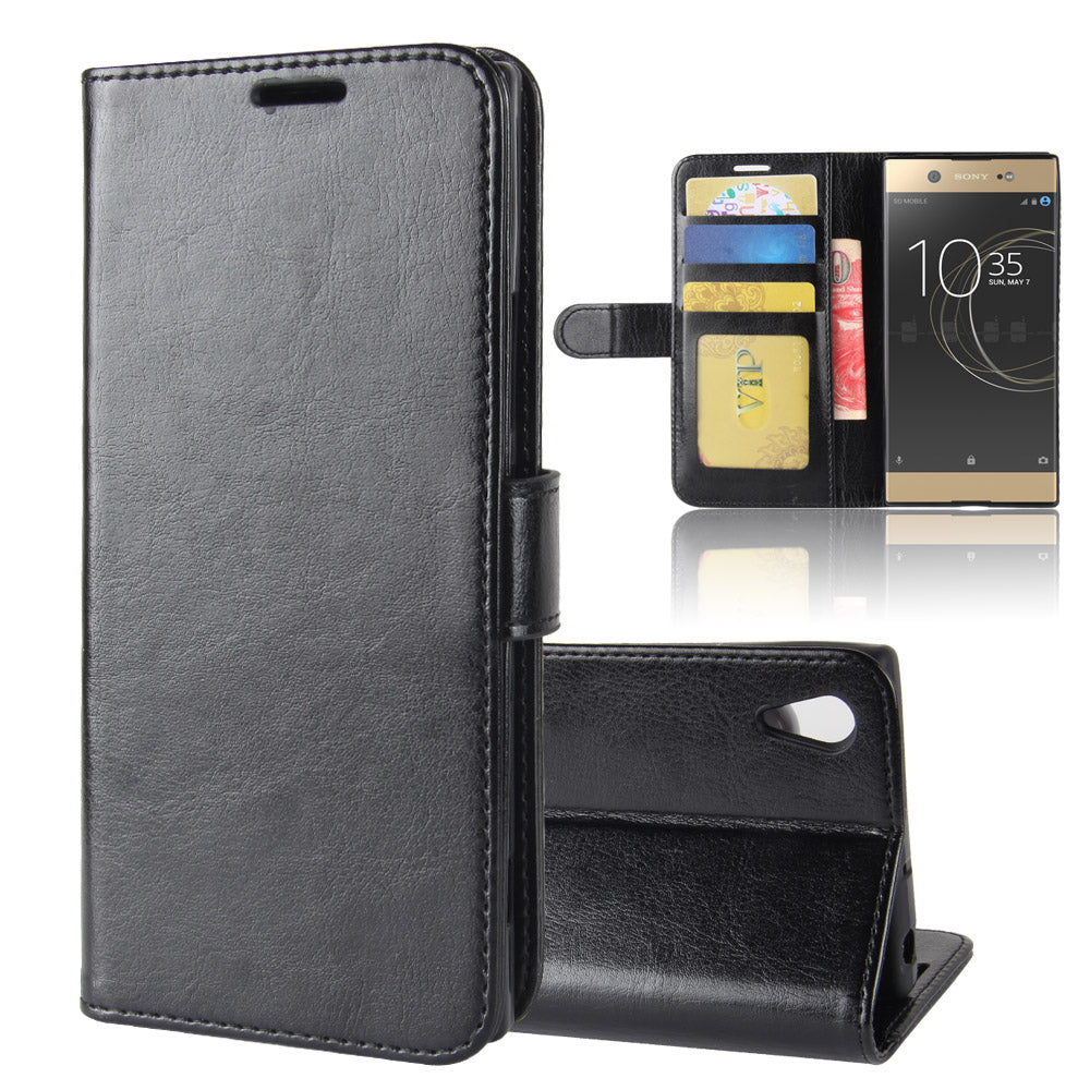 Sony Xperia XA1 Case PU Leather Flip Wallet Card Slot Cover for Sony Xperia XA1