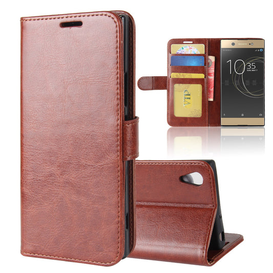 Sony Xperia XA1 Case PU Leather Flip Wallet Card Slot Cover for Sony Xperia XA1