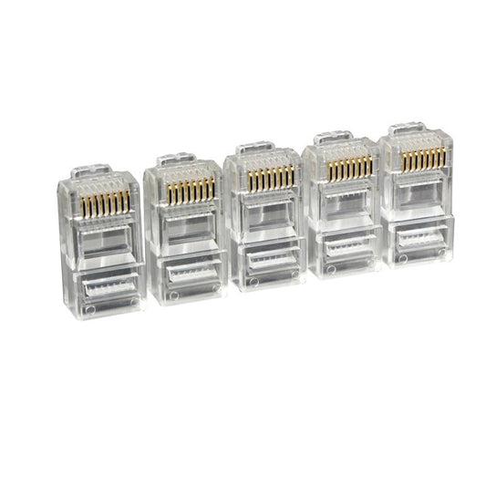 RJ45 RJ-45 Ethernet Cables Module Plug Network Connector for UTP Cat5 Cat5e 8P8C
