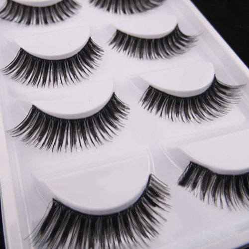 5 Pairs Natural Thick Eye Lash Extension False Eyelashes