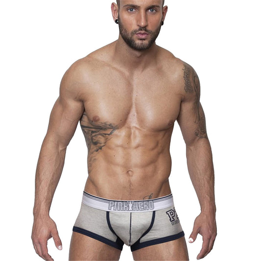 Brand underwear Fashion Sexy Mr Underpant Men's Boxers Male Panties Plus Size Fat Cotton Shorts