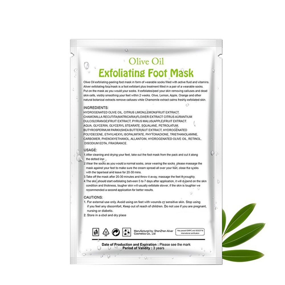 Exfoliating Peel Foot Mask Moist Soft Feet Remove Calluses Hard Dead Skin Care