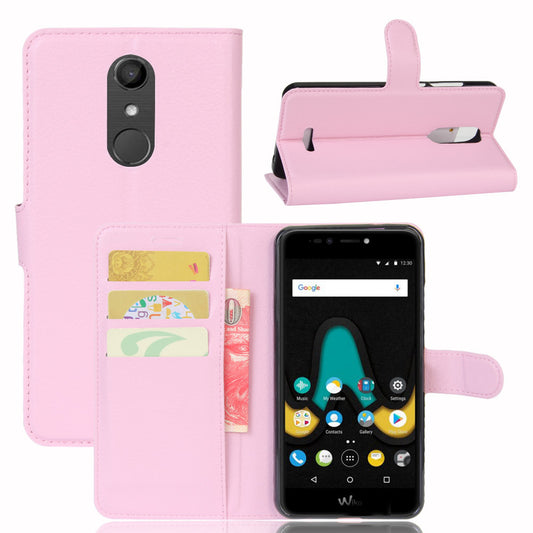 Wiko Upulse Case High Quality PU Leather Flip Cover Kickstand Anti-shock Wallet Case for Wiko Upulse
