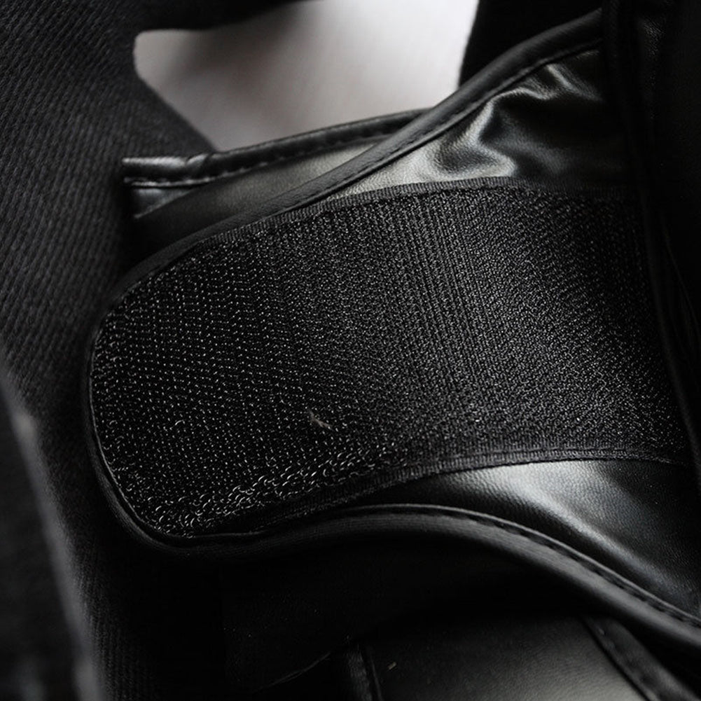 Faux Leather Boxing Martial Arts MMA Helmet Head Guard Headgear Head Protection