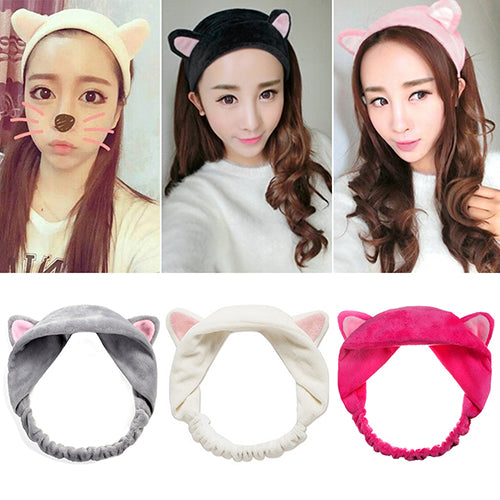 Girl's Fashion Cute Cat Ears Headband Hair Head Band Party Gift Headdress