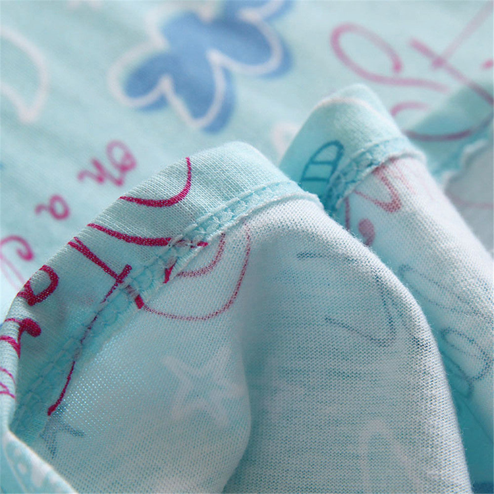 Letter print Sleepwear Cotton women sleep shirts short sleeve plus size Nightgown green BY69