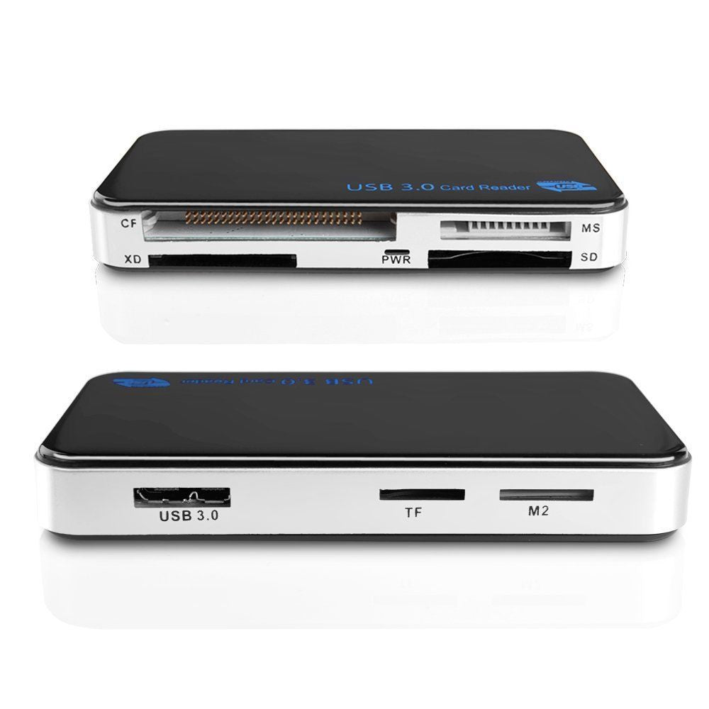 CK00180 All in 1 USB 3.0 Compact Flash Multi Card Reader CF Adapter Micro SD MS XD 5Gbps